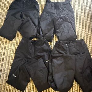 Black Snow Ski Pants